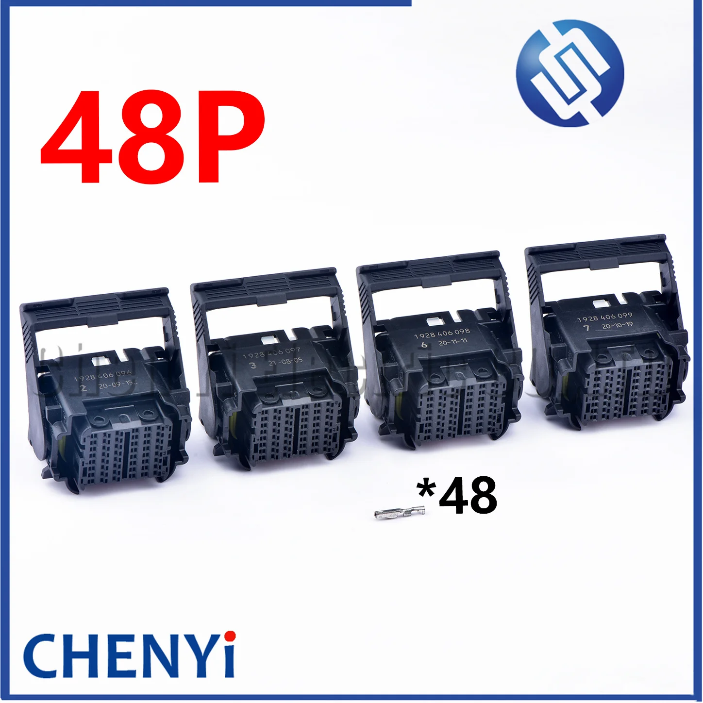 Conector Impermeável Automático para Bosch Tomada do Ecu Md1 48 Pin Maneira 1928406096 1928406097 1928406098 1928406099 No.2 No.3 No.6 No.7
