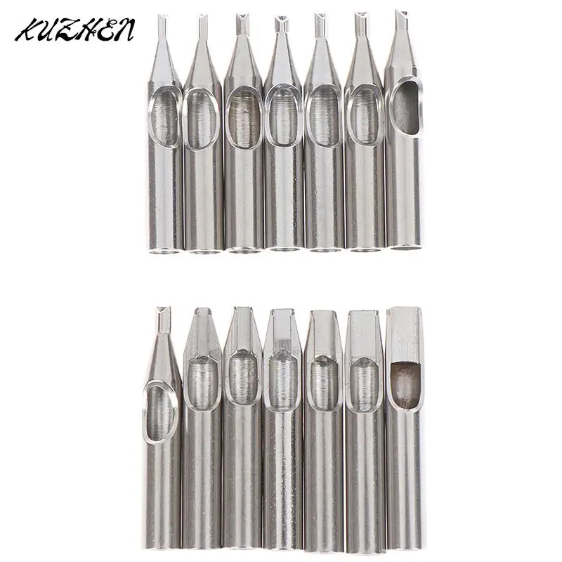 Tattoo Nozzle Tips 1PC 304 Stainless Steel Tattoo Tips Kit Diamond Tip For Needles Permanent Makeup tattoo microblading needles disposable tattoo tips