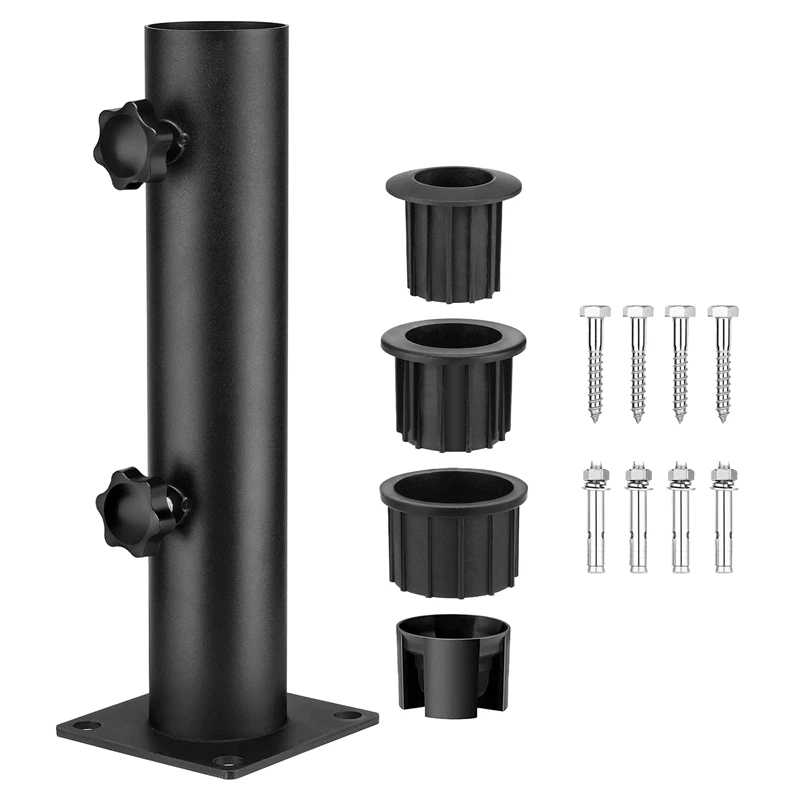 

Patio Umbrella Stand Base Replacement Outdoor Umbrella Holder And Clamp On Decks, Table Umbrella Stand In Patio And Courtyard