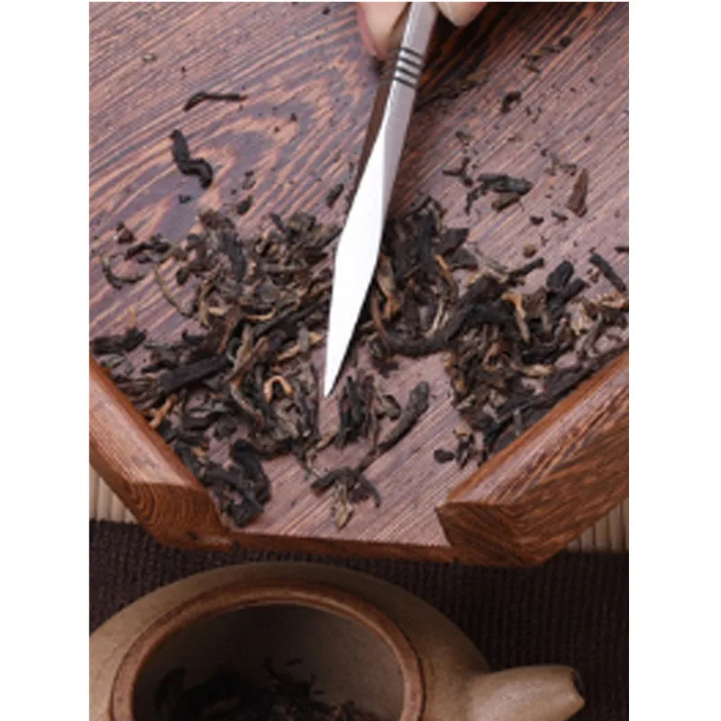 Stainless Steel Tea Needle Cutter Puer Tea Cone Ceremony Accessories Craft Kung Fu Teasets Spiral Knife 1Pc