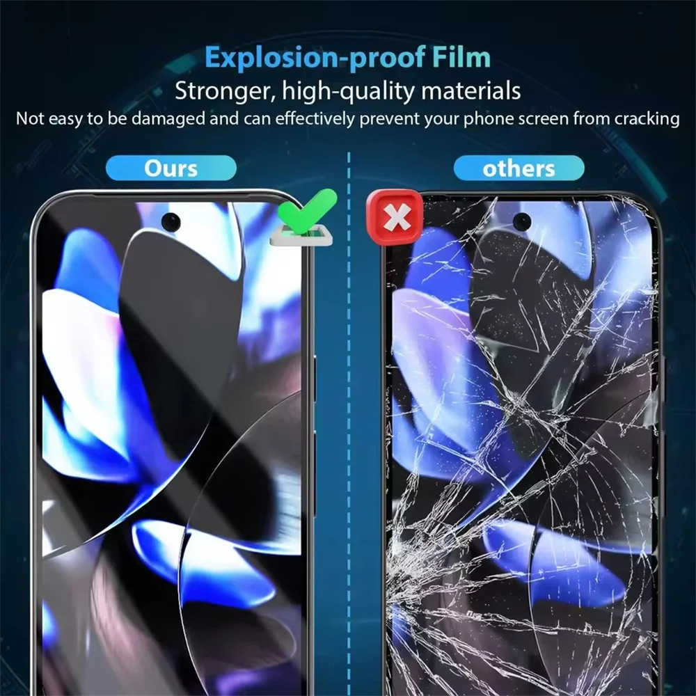 Premium Clear Tempered Glass Screen Protector Set - 5 Pack