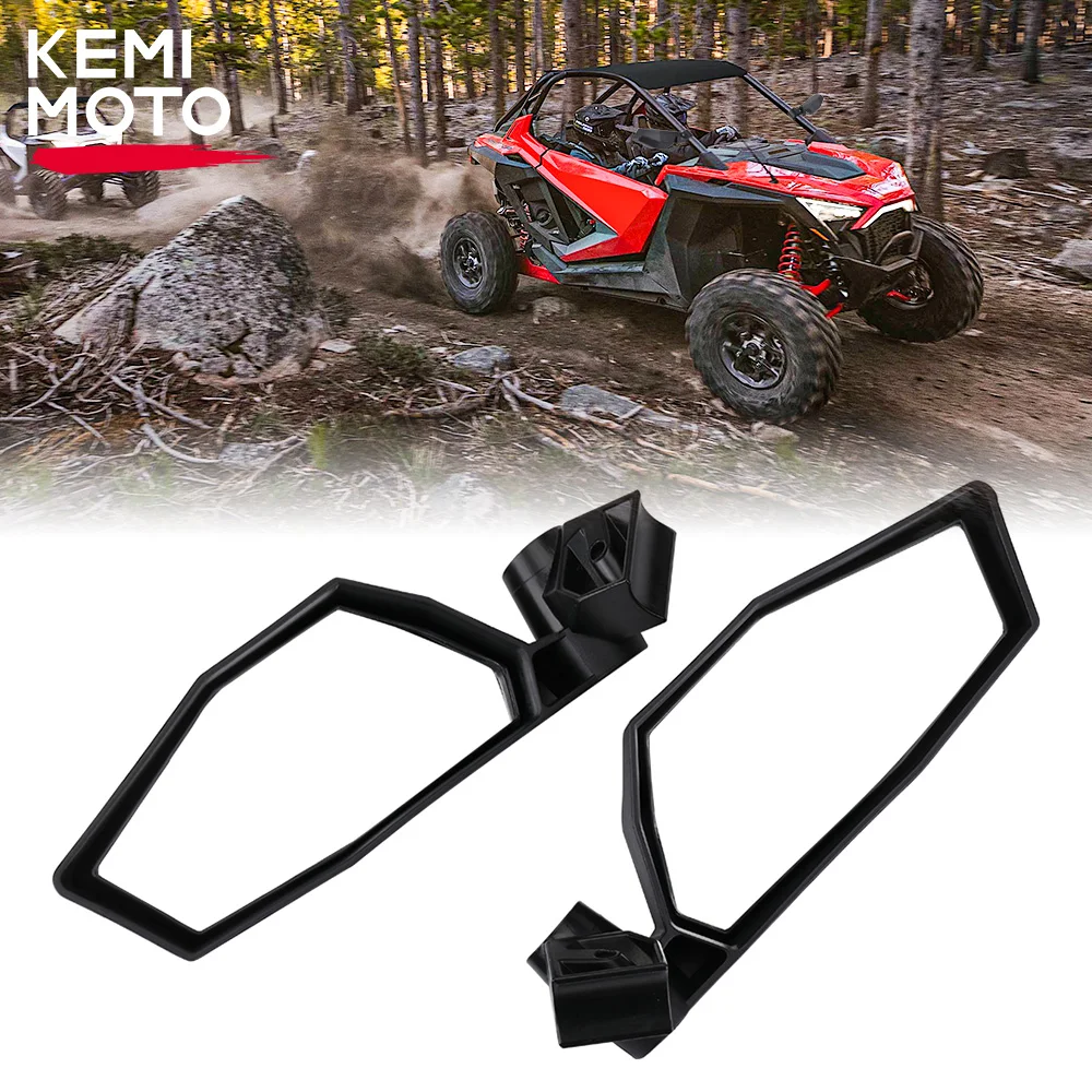 KEMIMOTO UTV Side View Mirrors Compatible with Polaris RZR PRO XP for