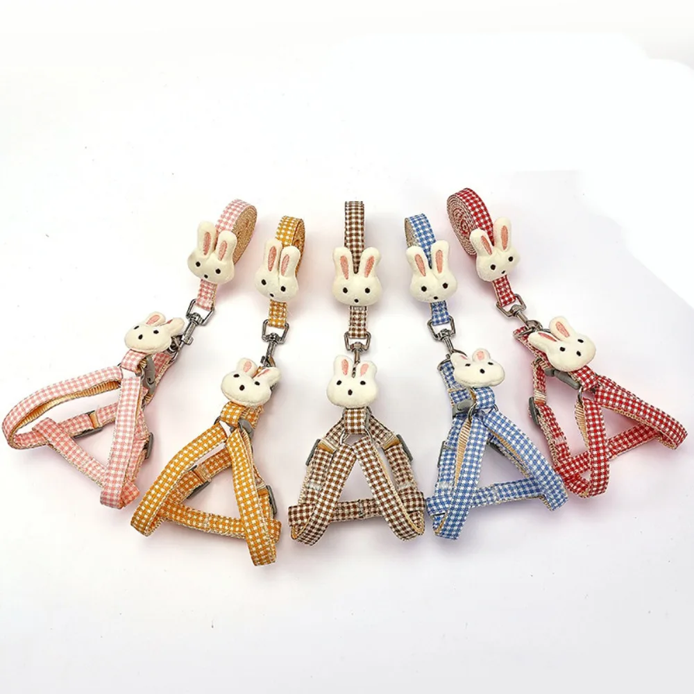 

Регулируемая шлейка для собак, быстросъемные аксессуары, шлейка из материала в клетку, нейлоновые ремни, шлейка для маленьких собак