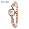 Ladies's Wristwatch Alloy Rhinestone Luxury Watch for Women Casual Quartz Bracelet Watch Relogio Feminino часы женские 1