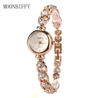 Ladies's Wristwatch Alloy Rhinestone Luxury Watch for Women Casual Quartz Bracelet Watch Relogio Feminino часы женские 1