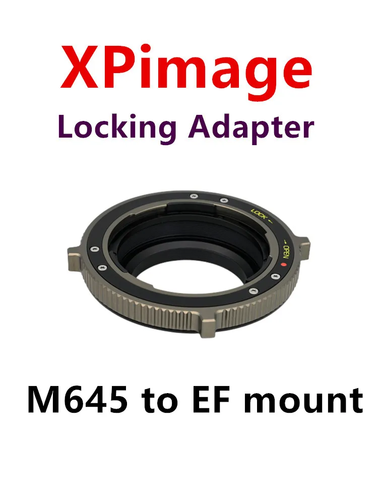 

Mamiya lens to CANON EOS Camera Adapter Ring Schneider Mamiya lens to 5D2 5D3 MarkII 6D2 1DS 1DX. For XPimage Locking adapter