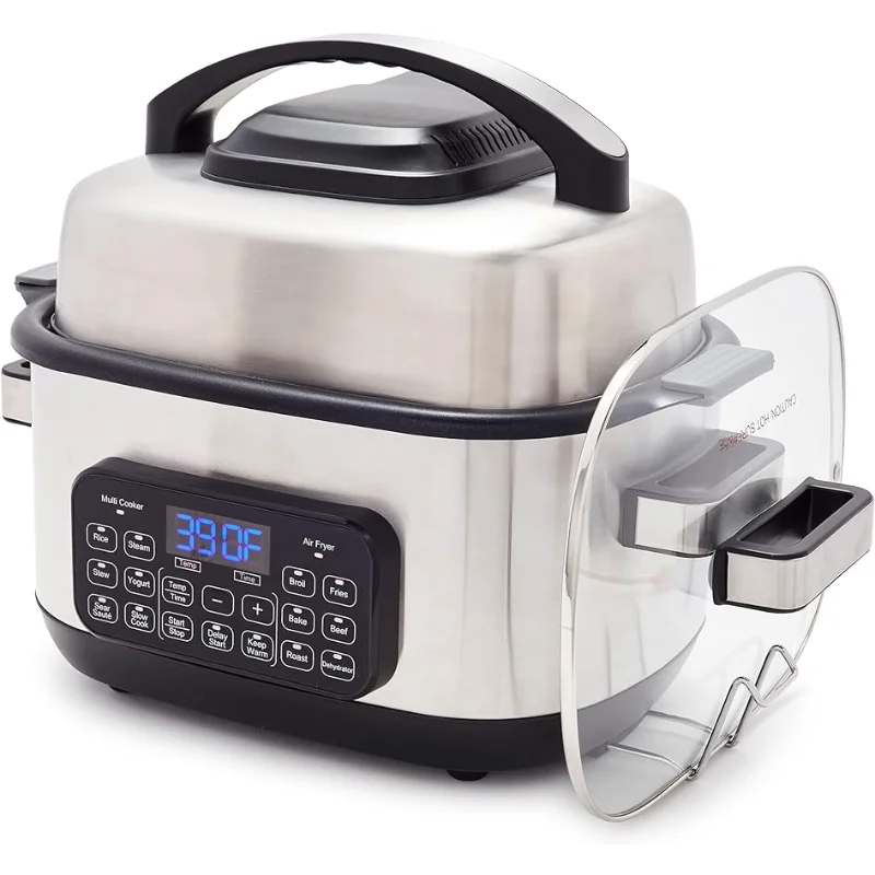 

Фритюрница GreenPan 13 в 1 из нержавеющей стали для приготовления риса