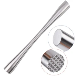 Premium Stainless Steel Cocktail Muddler and Swizzle Stick (SBB-stainless steel)