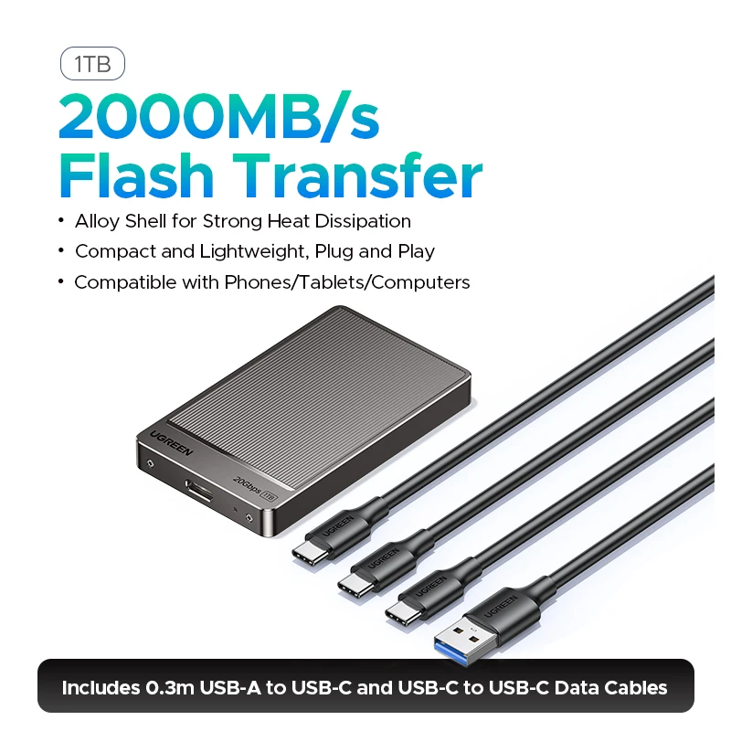 UGREEN SSD 1TB Large Capacity Solid State Drive Mobile