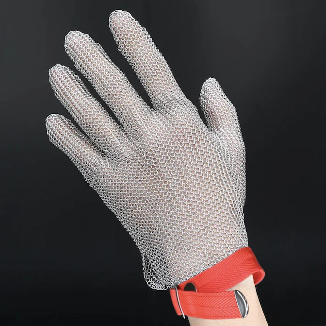 HANDSAVE stainless steel gloves, cutting resistant gloves, 304