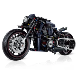 Night Racer Motorbike Building Block Set - Premium 623 - Piece Construction Kit (562pcs With box)