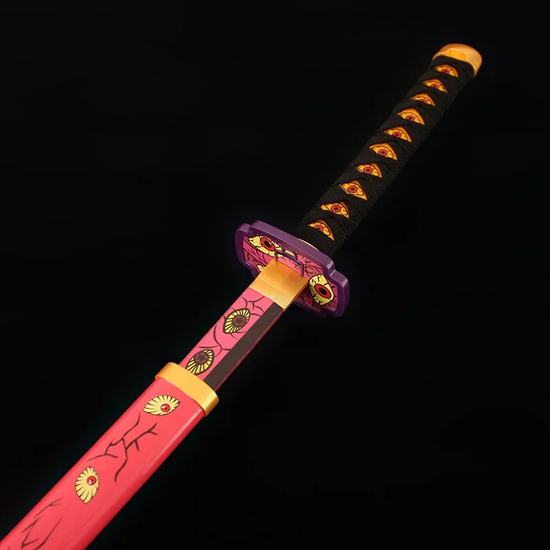 104cm Kokushibo Nichirin Blade Demon Slayer Anime Weapon Sword Model Wooden Samurai Sword Royal Katana for Cosplay Toys for Boys 5
