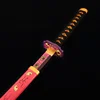 104cm Kokushibo Nichirin Blade Demon Slayer Anime Weapon Sword Model Wooden Samurai Sword Royal Katana for Cosplay Toys for Boys 5