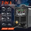 200A 7-in-1 Multi-Process Welding Machine Gas MIG/MAG/Flux Core/Lift TIG/Stick/Spot/Spool Gun Dual LCD Display Tig Welder 2
