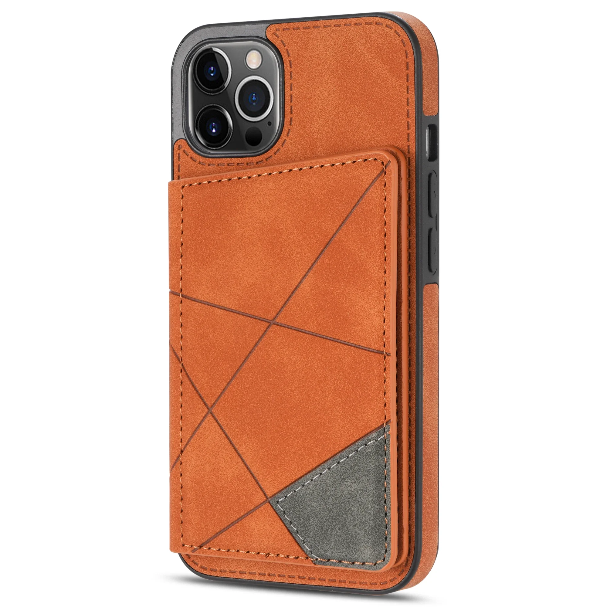 Luxury Leather Wallet Phone Case with Credit Card Holder & Stand Feature
