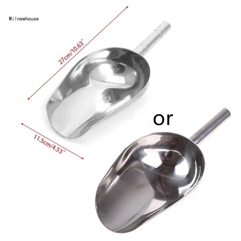 

Stainless Steel Ice Flour Sugar Dry Goods Shovel Kitchen Dropship