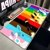 Kawaii Japan Anime Mouse Pad PC Colorful E-eevee Gamer Cabinet Mousepad XXL P-pokemon Keyboard Rug Laptop Gaming Rubber Desk Mat 1