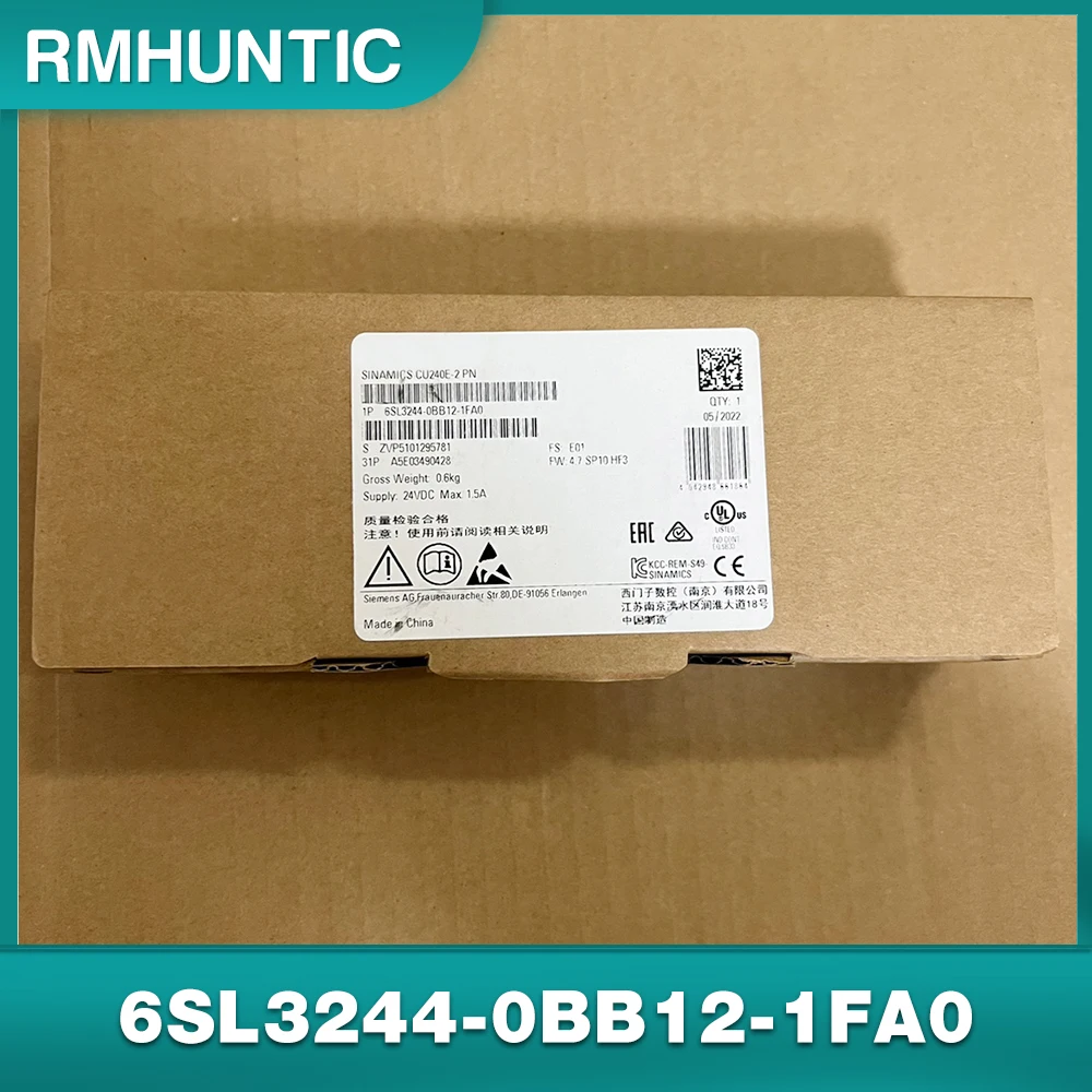 

For SIEMENS 6SL3244-0BB12-1FA0 SINAMICS G120 CONTROL UNIT CU240E-2
