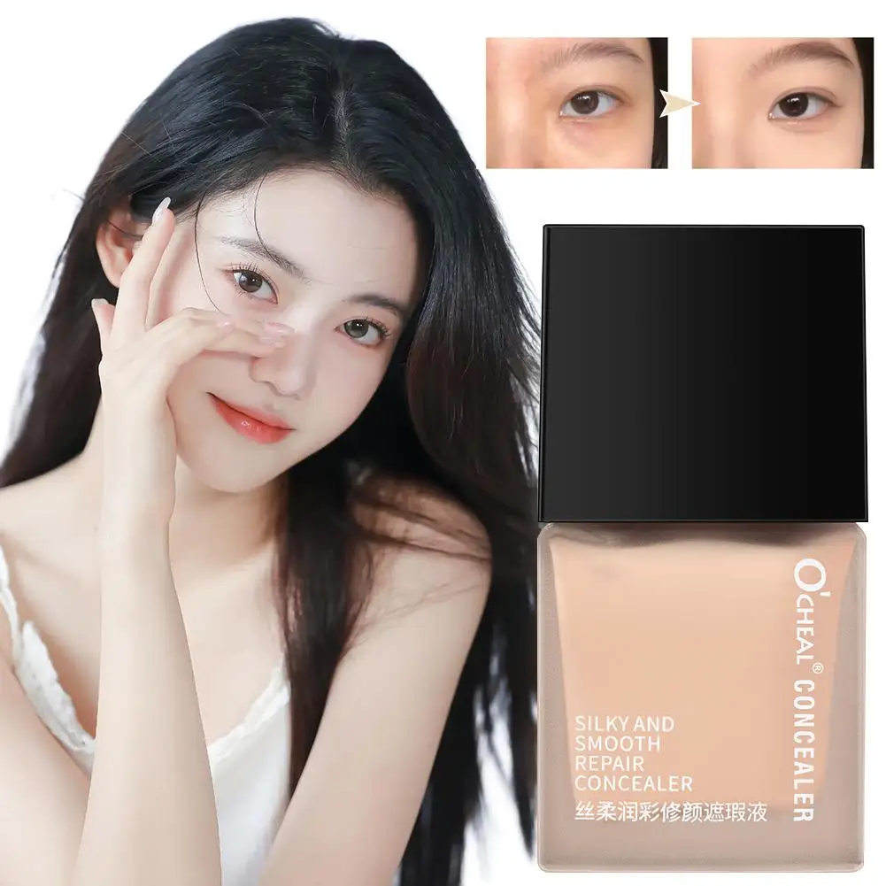 

Liquid Foundation High Coverage Makeup Base Lasting FemaleMakeup Foundation Waterproof Cream Concealer Foundation Makeup BB S1W9