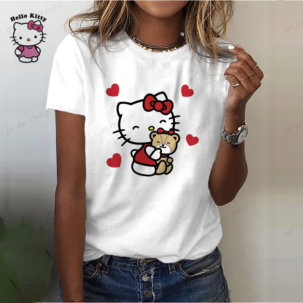 Hello Kitty Camiseta Para Niños Diseño Moderno Y Cómodo Ropa De Niña