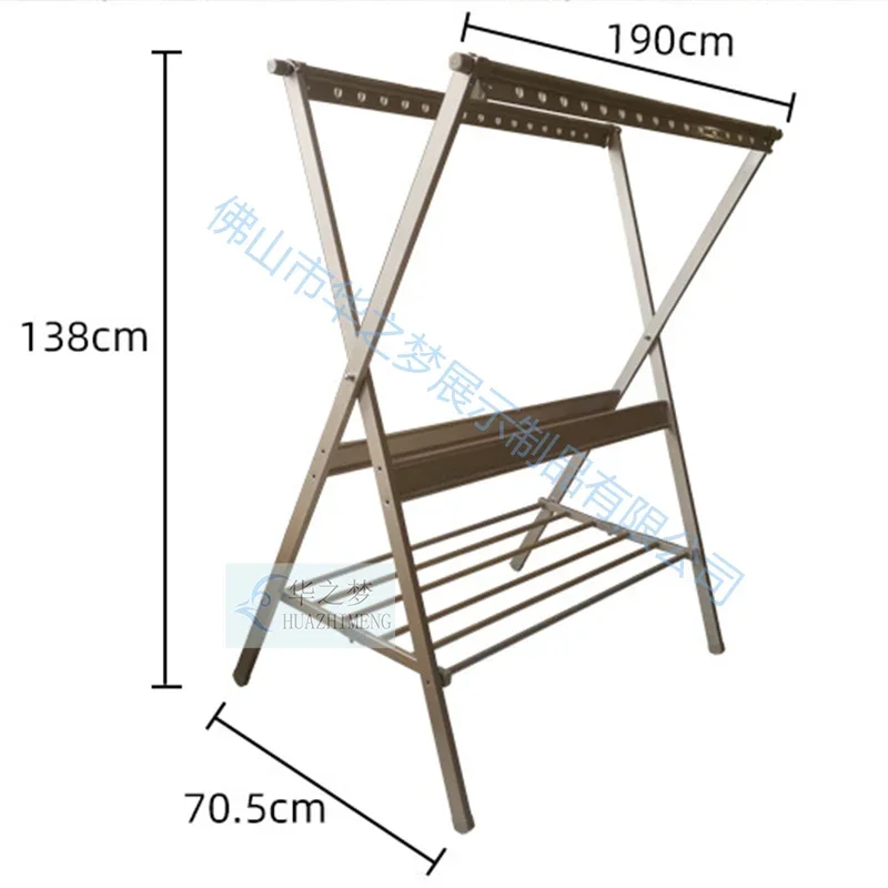 Retractable Clothes Airer Indoor Baby Clothes Drying Rack Outdoor Foldable Cloth DryER Rack For Clothes 6