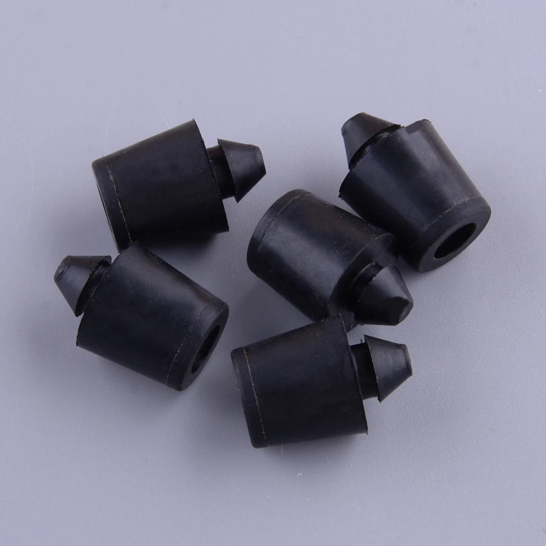 5Pcs Auto Paraurti Anteriore Cofano Arresto Supporto Tampone Adatto Per Nissan Qashqai Gomma Nera