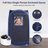 Portable Steam Sauna Full Body Personal Home Spa Foldable Saunas Tent with 3L & 1000W Steam Generator 2