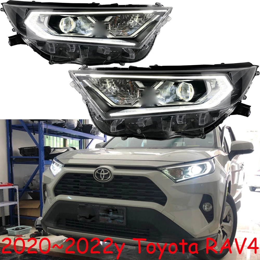 

1 шт. автомобильный бампер RAV 4 RAV4 фасветильник для RAV4 дневсветильник 2020 ~ 2022y автомобильные аксессуары все в светодиодный Ной фаре RAV4 противотуманные фары
