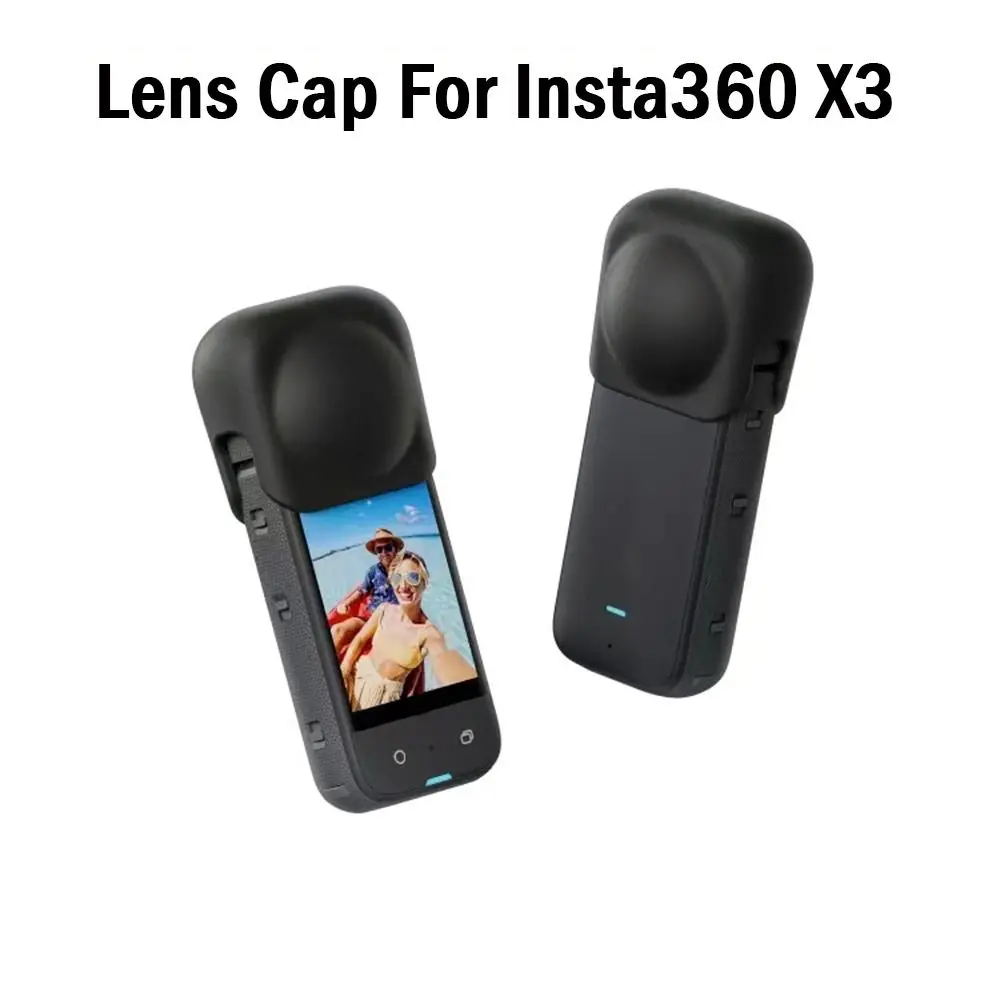 Silicone Dustproof Anti-scratch Lens Cap for Panoramic Action Cameras