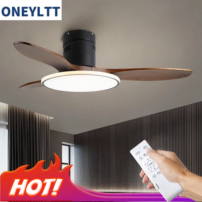 Ceiling fan with Ultra-thin LED Lamp Nordic Minimalist Ceiling Fan Light for Bedroom Living Room Ceiling Fan LED Ceiling Fan Lights