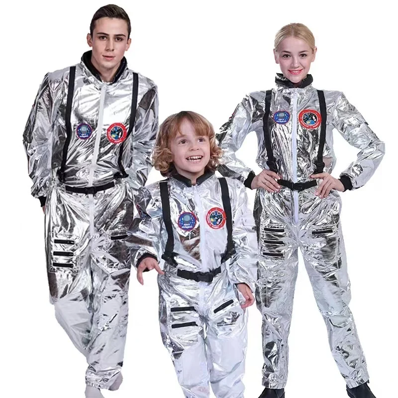 

Halloween Astronaut Cosplay Children's Day Astronaut Cosplay Earth Space Suit Group Party Parent Child Astronaut Costume