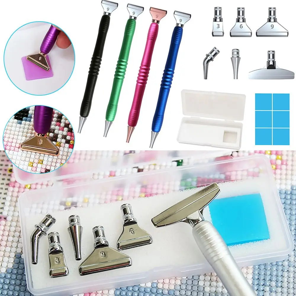 Multi-placer 5D Diamond Painting Cross Stitch Point Drill Pen Alloy