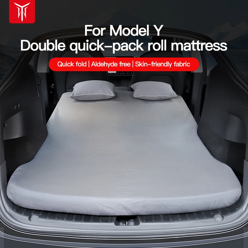 YZ For Tesla Model Y Camping Mattress Portable Foldable Memory Foam for Tesla  ModelY Travel Sleeping Bed Model Y Accessories - AliExpress