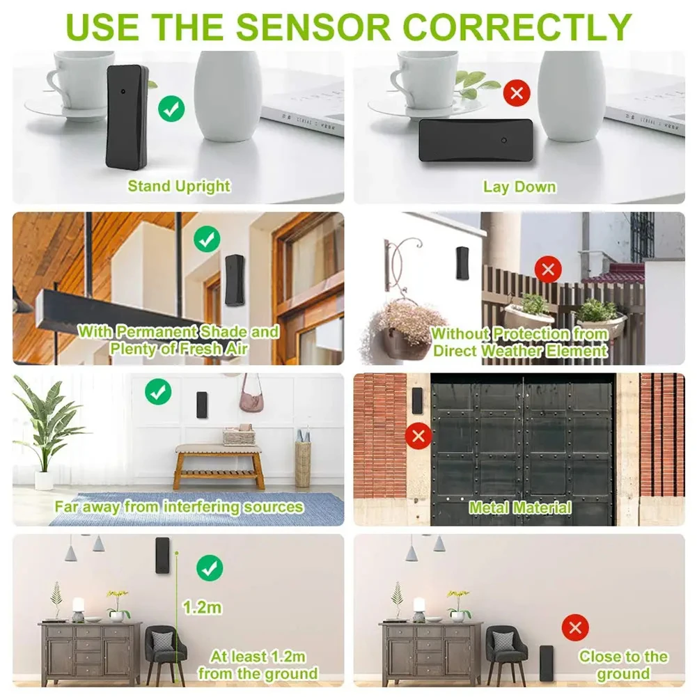【Must-have】 Indoor Outdoor Monitoring 36*20*10 Mm Outdoor Remote Sensor ...