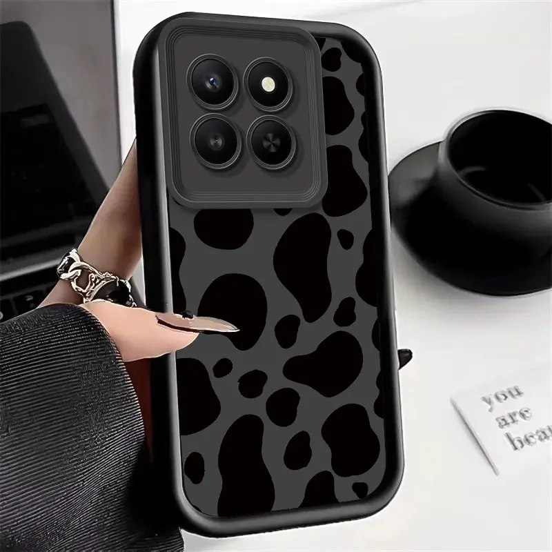 Leopard Print Silicone Soft Back Cover - Stylish Phone Case