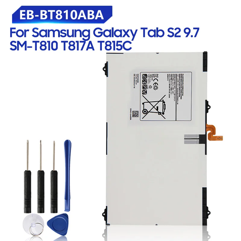 

Сменная батарея для Samsung Galaxy Tab S2 8. 0 T815C S2 T813 T815 T819C SM-T815 SM-T810 SM-T817A EB-BT810ABE /ABA