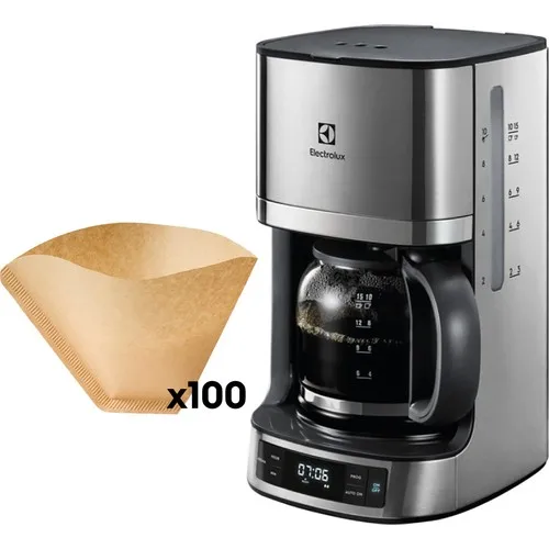 Electrolux EKF7700 Filter Coffee Machine + 100 Pcs Filter PaperCoffee