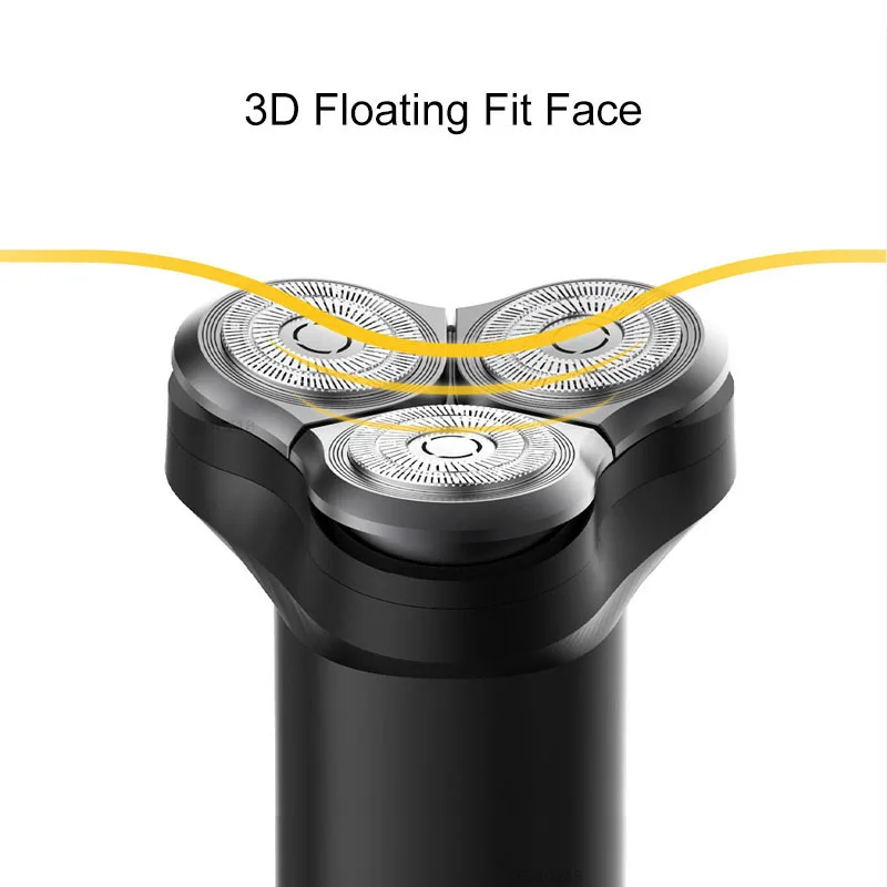 Electric Shaver Beard Trimmer XIAOMI MIJIA S300 Electric Shaver Dry Wet Shavers Triple Blade IPX7 Waterproof Beard Trimmer trimer Cutter For Men Razor Machine