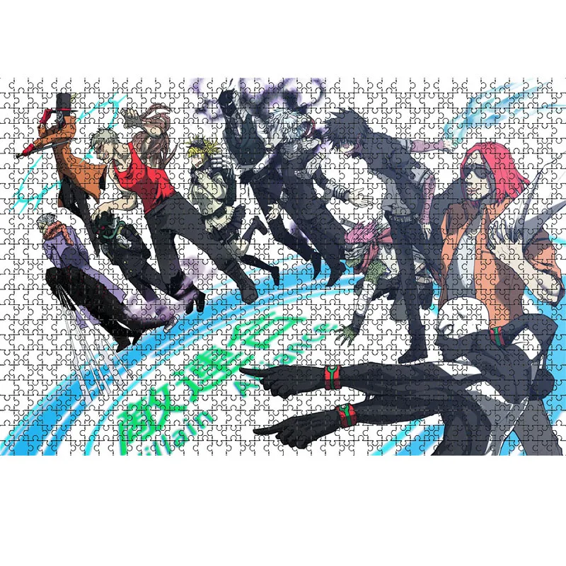 1000 Piece Anime My Hero Academia Jigsaw Puzzles Wooden Puzzles For Adults Children Educational Toys Gifts 6