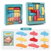 Children Car Breakout Huarong Road Puzzle Early Education Problem-solving Game Logical Thinking Training Science Education Toys 6