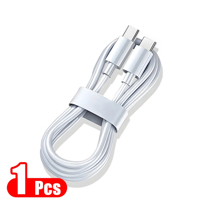 100W USB Type-C 케이블 전화 고속 충전 케이블 삼성 Xiaomi Redmi Oneplus Realme Type C 대 Type C 전화 충전기 데이터 케이블