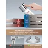 No Need to drill Wall Installation Aluminum Bathroom Shelf Shelves Shampoo Rack Storage Holder Kitchen Organizer Wall Rack 5