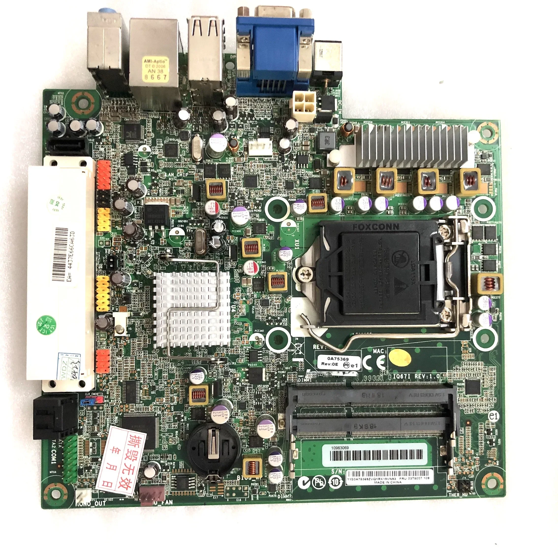 03T8362 for lenovo M91 Motherboard IQ67I Mainboard 100%tested fully work 4 03T8362 for lenovo M91 Motherboard IQ67I Mainboard 100%tested fully work - Image 2