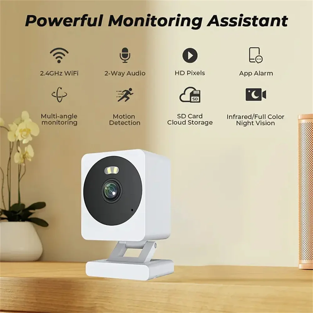 Tuya Smart Life WiFi Camera 5MP HD 1080P Motion Detection Color Night Vision Wireless CCTV Surveillance Camera 2