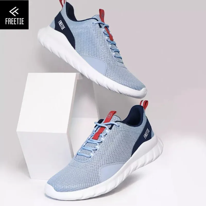 Men Sneakers FREETIE Leisure Shoes Men Lightweight Breathable Refreshing City Running Sneaker for Outdoor Sport