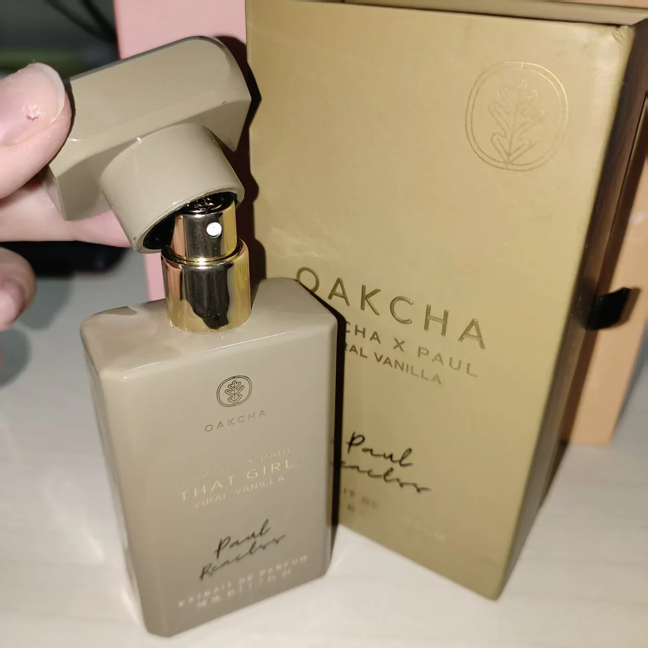 OAKCHA neutral perfume, pink sweet fragrance Bergamot, Jasmine, Vanilla, Yuchuang, Wood, 50ml 2