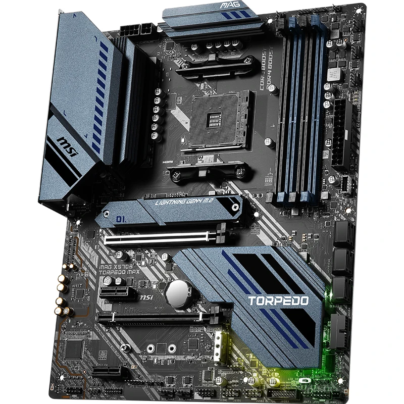 Super Gaming PC X570 Motherboard with 1TB M.2 SSD CPU AMD Ryzen 9 5900X R7 5800X R5 5600X RAM 64G DDR4 3200 650W PSU RTX2060 6G