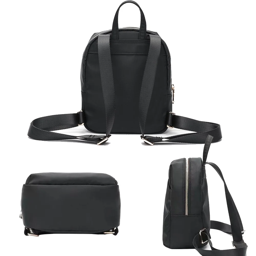 Women Backpacks for Girls Casual Small Daypack Black Fashion Bear Letter Printing Rucksack School Bags for Girl's Backpack