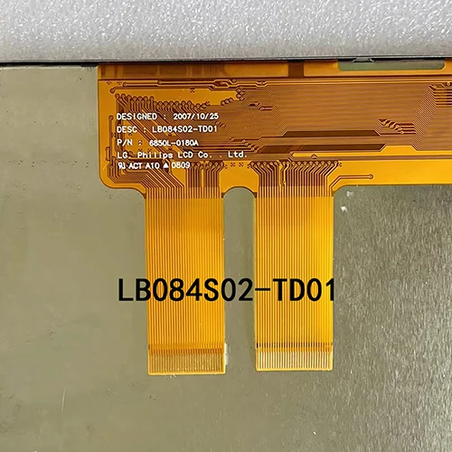 산업용 LCD 컨트롤패널 스크린 디스플레이 모듈, 60 핀, 8.4 인치 LB084S02-TD01, 800x600