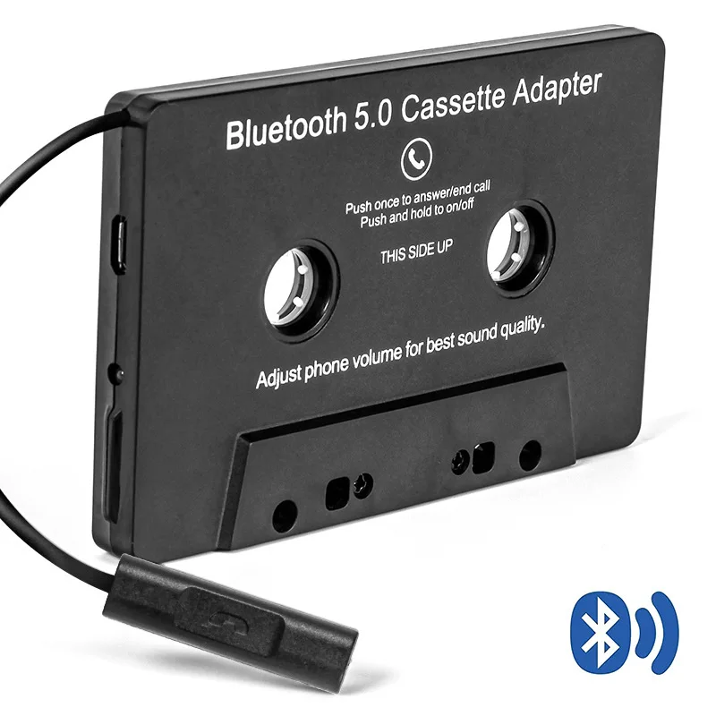 

Универсальный преобразователь Bluetooth 5,0 автомобильная лента Mp3/sbc/стерео Bluetooth аудиокассета для Aux адаптера смартфона кассеты адаптер
